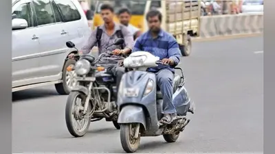 बिना हेलमेट बाइक चलाते बार-बार पकड़ाने पर लाइसेंस होगा रद्द