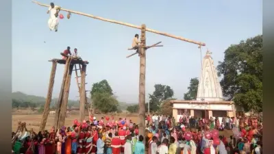 बड़कागांव : आंगो पंचायत में धूमधाम से मनाया गया मंडा पूजा