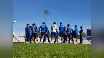 World Cup 2019: अपने पहले मैच में साउथ अफ्रीका से भिड़ने के लिए भारतीय टीम बहा रही है पसीना