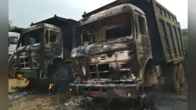 बानो में अपराधियों ने चार वाहन फूंके, फायरिंग की