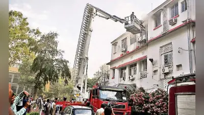 रांची : दरभंगा हाउस के विजिलेंस डिपार्टमेंट में लगी आग, कई अहम फाइलें जली