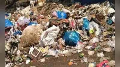 सफाईकर्मियों की हड़ताल से शहर में कूड़े-कचरे का अंबार