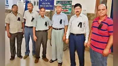 रांची : डॉक्टरों ने काला बिल्ला लगा कर किया काम, मांगी सुरक्षा