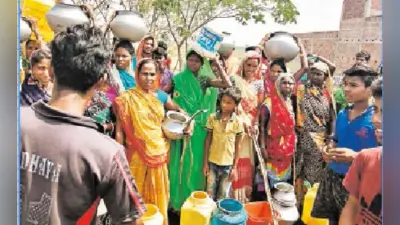 पानी के लिए सोहैपुर के लोग उतरे सड़क पर