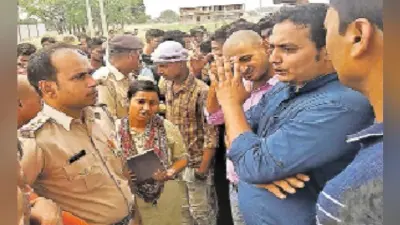 अंधरवारी के लोगों ने किया पावरग्रिड का घेराव, हंगामा