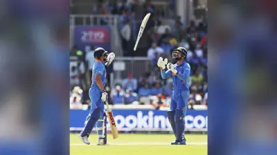 World Cup 2019: वेस्टइंडीज पर एकतरफा जीत से भारत सेमीफाइनल के करीब, देखें मैच की कुछ खास तस्वीरें