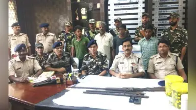 खूंटी : अफीम, डोडा और लोडेड राइफल के साथ चार तस्कर गिरफ्तार