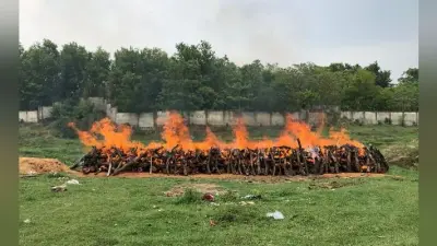 Ranchi : जुमार नदी के तट पर 40 अज्ञात शवों को मिली ‘मुक्ति’