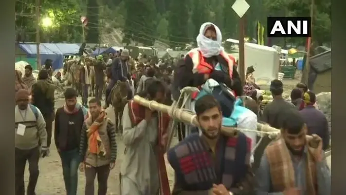 अमरनाथ यात्राः बालटाल-पहलगाम से आगे बढ़े पहला जत्था, श्रद्धालुओं में जबरदस्त उत्साह