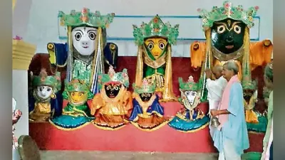 नेत्रदान अनुष्ठान के बाद सर्वसुलभ हुए भगवान, रथयात्रा आज, मौसीबाड़ी जायेंगे भगवान जगन्नाथ