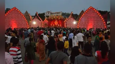 रास्ता बंद कर नहीं बनेगा पूजा पंडाल