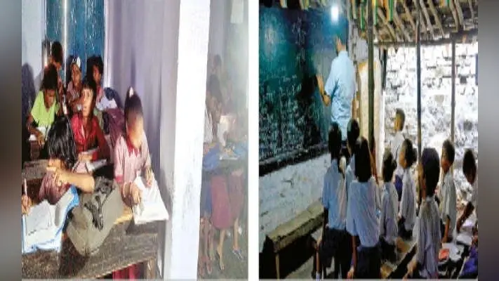 हावड़ा : सचिवालय के पास बदहाल विद्यालय