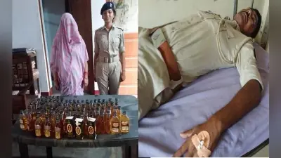 बिहार : शराब के छापेमारी में पुलिस पर हमला, दारोगा सहित तीन जख्मी, महिला गिरफ्तार