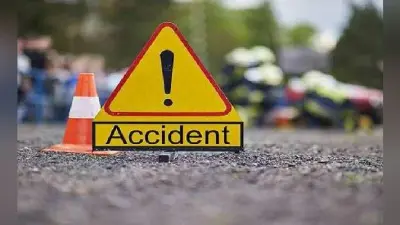 सड़क हादसे में सात घायल