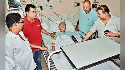 धनबाद : पूर्व सांसद एके राय की हालत बिगड़ी, भरती