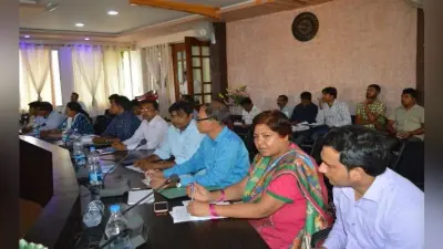 नीति आयोग के केंद्रीय प्रभारी पदाधिकारी ने सिमडेगा जिले का किया दौरा