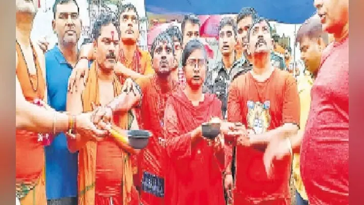 आइपीएस ए विजयलक्ष्मी भी कांवर यात्रा पर पहुंची बाबाधाम