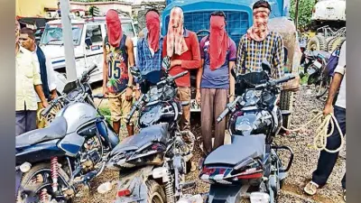 वाहन लूटने और छिनतई करने वाला अंतरजिला गिरोह पकड़ाया