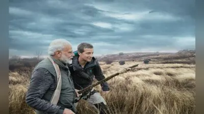 पीएम मोदी का Man Vs Wild अवतार, देखें जंगल में एडवेंचर की रोमांचक तस्वीरें