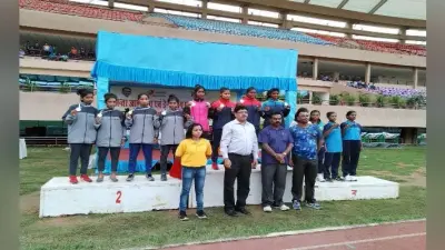 अंतर आवासीय डे-बोर्डिंग एथलेटिक्स : 400 मीटर दौड़ में रांची का दबदबा