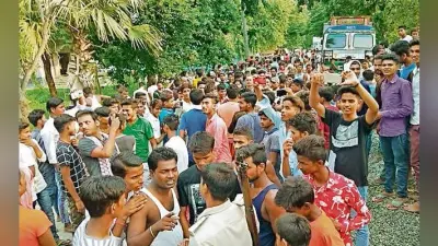 सीवान : मौत की अफवाह पर हंगामा पुलिस पर किया पथराव