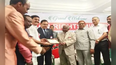 झारखंड मानवाधिकार मिशन के अध्यक्ष पी के लाला उत्कृष्ट कार्य के लिए विजयवाड़ा में सम्मानित