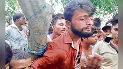 दरभंगा : बाइक लुटेरे को पेड़ से बांधकर पीटा