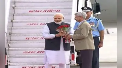 भूटान का दो दिवसीय दौरा समाप्त कर PM मोदी स्वदेश पहुंचे, विदेश मंत्री जयशंकर ने की अगवानी