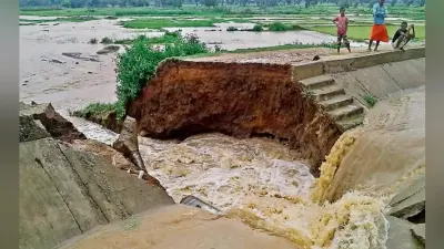 पलामू : तीन माह में बह गयी 13 करोड़ की नहर