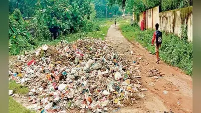 बीएसएल के सेक्टरों से 21 दिनों से नहीं हो रहा कचरा का उठाव, गंदगी व दुर्गंध से लोग परेशान