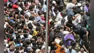 कचुआ में मंदिर की दीवार ढहने से मची भगदड़, पांच की मौत