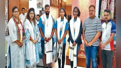 विश्व कैडेट आर्चरी चैंपियनशिप में गोल्ड जीतकर झारखंड लौटी कोमोलिका
