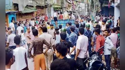 लापता दो युवकों के शव खेत में मिले, परिजनों का फूटा गुस्सा