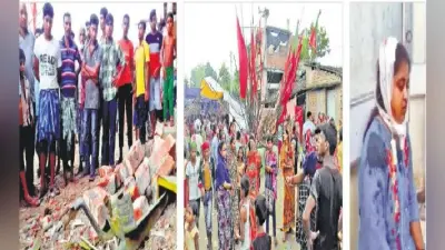 मुहर्रम के दिन छत धंसी, किशोर की मौत, चार घायल