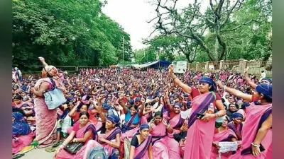 आज से आंगनबाड़ीकर्मी भूख हड़ताल पर