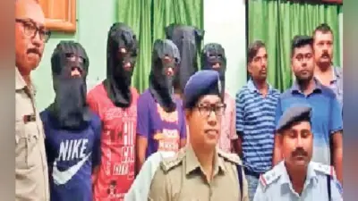 लूटकांड में संलिप्त पांच अपराधी चढ़े पुलिस के हत्थे