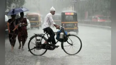 आधे शहर में बारिश, आधा रह गया सूखा