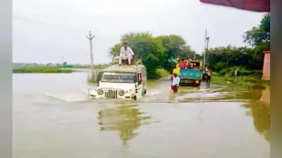 दानापुर : गंगा उफान पर, ग्रामीण इलाकों में लोग सहमे