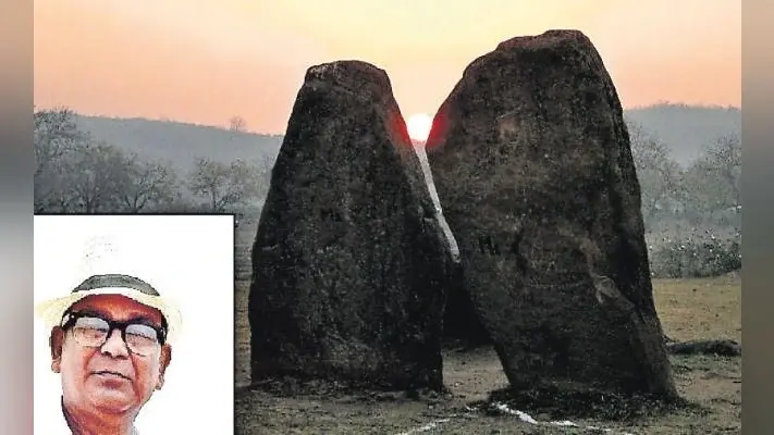 20 वर्ष पूर्व हुई थी बरवाडीह मेगालिथ में खगोल की खोज, 22 व 23 सितंबर को सूरज दोनों खड़े पत्थरों के बीच से उगता दिखेगा