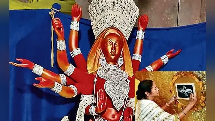 एड्स पीड़ित महिलाएं बना रहीं दुर्गापूजा मंडप, ममता को झारखंड समेत 3000 समितियों से उद्घाटन का बुलावा