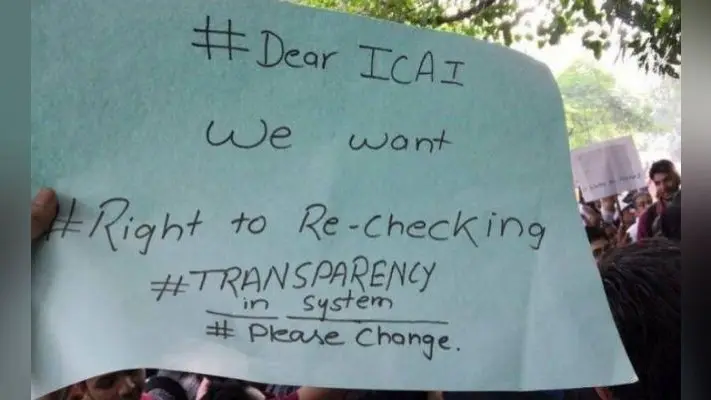 Revaluation को लेकर Protest पर ICAI अध्यक्ष ने कही Digital Evaluation की बात