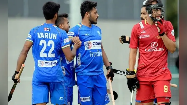 भारतीय पुरुष हॉकी टीम ने स्पेन को 6-1 से रौंदा