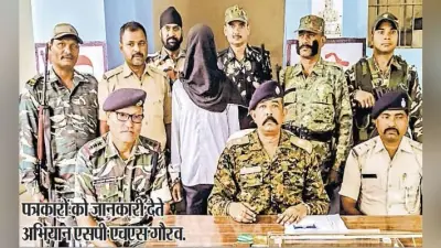 पूर्वी चंपारण में हार्डकोर नक्सली वीरेंद्र गिरफ्तार