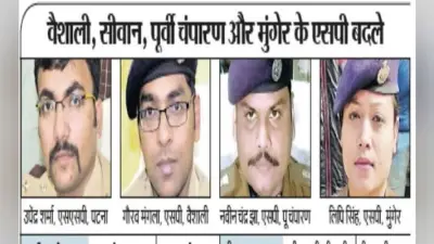 उपेंद्र पटना के नये एसएसपी, अशोक बने सिटी एसपी पश्चिमी