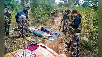 लोहरदगा के जंगल में उग्रवादी कैंप ध्वस्त