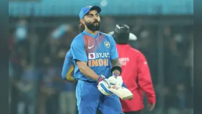 ‘विराट” छक्के के साथ इंदौर के होलकर स्टेडियम में भारत का अजेय रिकार्ड बरकरार