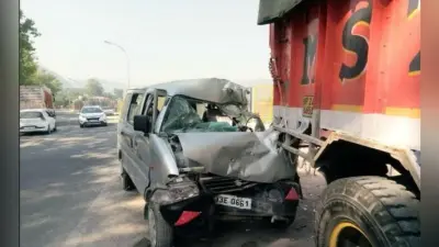 हल्दिया : ट्रक-कार में भिड़ंत, चार की मौत