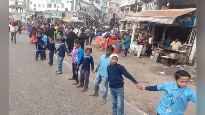संकल्प शक्ति के सामने बेदम हुई बारिश, भागलपुर में बनी 360 किमी लंबी मानव शृंखला