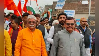 CAA और NRC के समर्थन में जुलूस, लोगों ने कहा – सीएए और एनआरसी से किसी को डरने की जरूरत नहीं