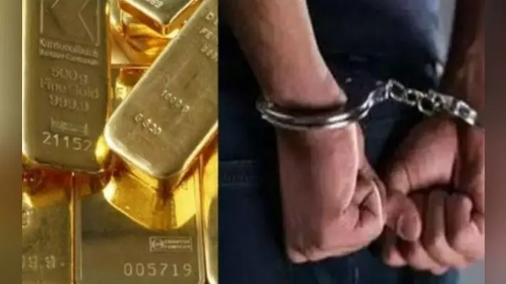 छापेमारी में 68 लाख के सोना समेत महाराष्ट्र का एक तस्कर गिरफ्तार